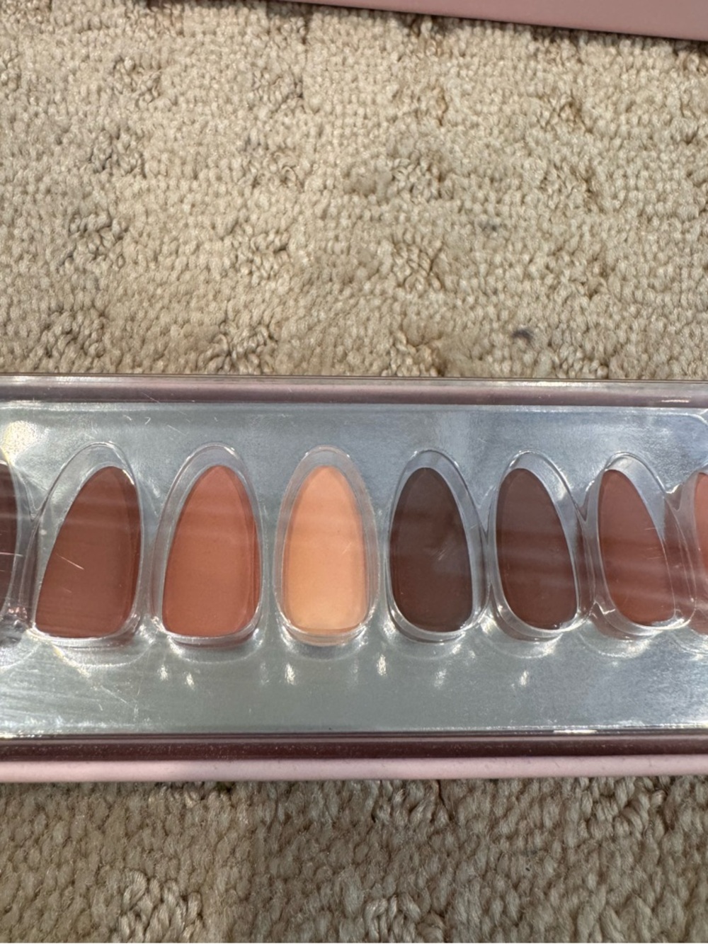 Kiara X-Press Pro Assorted Neutral Press-On Nail Set - Mixed Browns & Nude - Picture 3 of 6